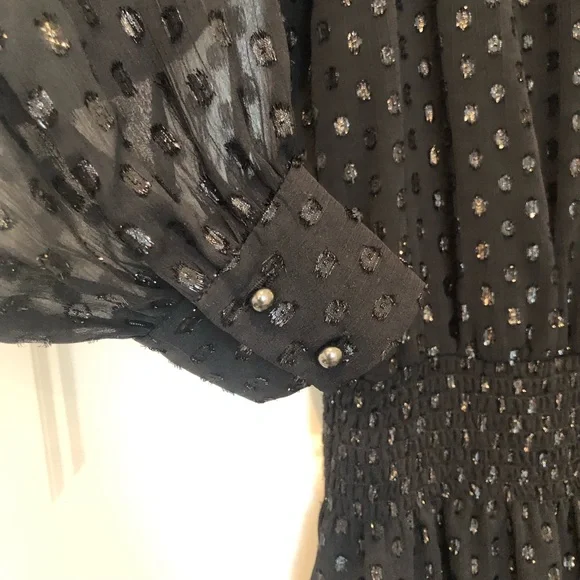 Ramy Brook Sashah Black Metallic Dress size Large - Picture 9 of 12